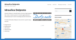 Desktop Screenshot of idraulicadelprato.it