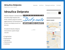 Tablet Screenshot of idraulicadelprato.it